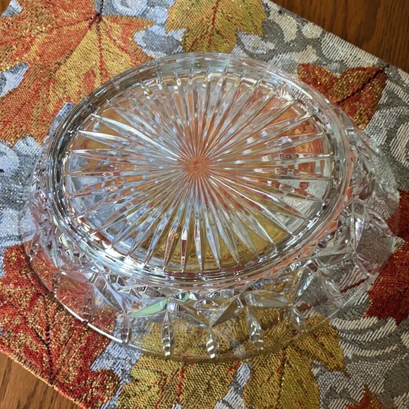 Beautiful 24%Fine Lead St. George Crystal 11” oval bowl - Picture 5 of 6